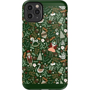image:imageCasely iPhone 11 Pro Max Case  Houndstooth  High Contrast Design  Essential Slim DualLayer Protective DesignSugar Plum Fairy  Winter Wonderland