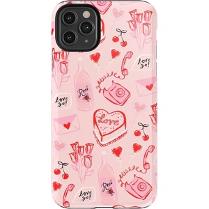 image:imageCasely iPhone 11 Pro Max Case  Houndstooth  High Contrast Design  Essential Slim DualLayer Protective DesignThats Amore  Valentines