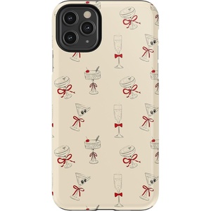 image:imageCasely iPhone 11 Pro Max Case  Houndstooth  High Contrast Design  Essential Slim DualLayer Protective DesignTini  Kitty and Vibe Holiday