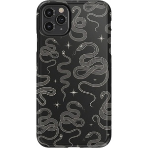 image:imageCasely iPhone 11 Pro Max Case  Houndstooth  High Contrast Design  Essential Slim DualLayer Protective DesignWere Ready For It  Black Serpent