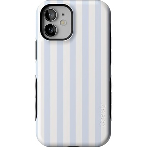 image:imageCasely iPhone 12 Mini Case  Blue Stripes  Sunday Best  Bold Protective Design  Compatible with MagSafe
