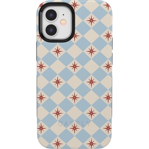 image:imageCasely iPhone 12 Mini Case  Chelsea Checker  Starlight Tiles  Bold Protective Design  Compatible with MagSafe