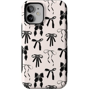 image:imageCasely iPhone 12 Mini Case  Goth Girlie  Black Bows  Bold Protective Design  Compatible with MagSafe
