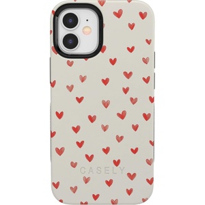 image:imageCasely iPhone 12 Mini Case  Love Letters  Doodle Hearts  Bold Protective Design  MagSafe Compatible Design
