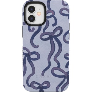 image:imageCasely iPhone 12 Mini Case  Love Me Knot  Blue Bow  Bold Protective Design  MagSafe Compatible Design