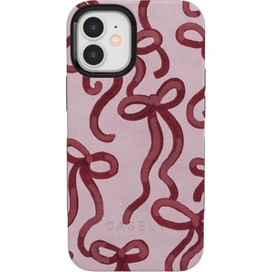 image:imageCasely iPhone 12 Mini Case  Love Me Knot  Mauve Bow  Bold Protective Design  MagSafe Compatible Design