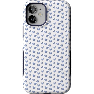 image:imageCasely iPhone 12 Mini Case  Lovebug  Blue Hearts  Bold Protective Design  Compatible with MagSafe