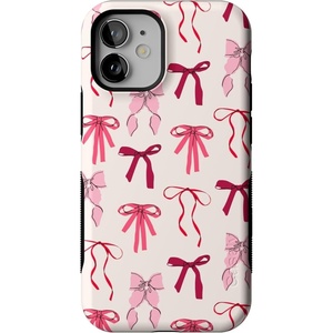 image:imageCasely iPhone 12 Mini Case  Lover Girlie  Pink Bows  Bold Protective Design  Compatible with MagSafe