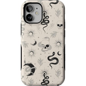 image:imageCasely iPhone 12 Mini Case  No Further Explanation  Snakes amp Skulls  Bold Protective Design  Compatible with MagSafe