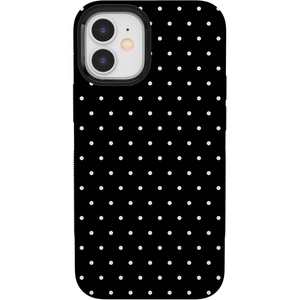 image:imageCasely iPhone 12 Mini Case  On the Dot  Black Polka Dot  Bold Protective Design  Compatible with MagSafe