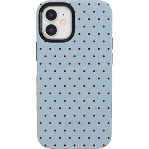 image:imageCasely iPhone 12 Mini Case  On the Dot  Blue amp Brown Polka Dot  Bold Protective Design  Compatible with MagSafe