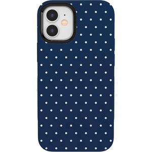 image:imageCasely iPhone 12 Mini Case  On the Dot  Navy Polka Dot  Bold Protective Design  Compatible with MagSafe
