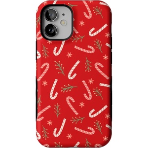 image:imageCasely iPhone 12 Mini Case  Peppermint Kiss  Candy Cane  Bold Protective Design  MagSafe Compatible Design
