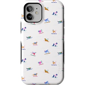 image:imageCasely iPhone 12 Mini Case  Powder Pups  Dog Sled  Bold Protective Design  MagSafe Compatible Design
