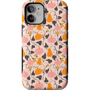 image:imageCasely iPhone 12 Mini Case  Pumpkin Princess  Harvest Vines  Bold Protective Design  MagSafe Compatible Design