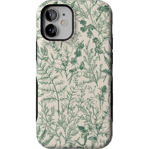 image:imageCasely iPhone 12 Mini Case  Sage Garden  Green Floral  Bold Protective Design  Compatible with MagSafe