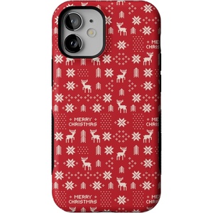 image:imageCasely iPhone 12 Mini Case  Stocking Stuffer  Christmas Knit  Bold Protective Design  MagSafe Compatible Design