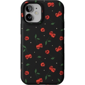 image:imageCasely iPhone 12 Mini Case  Sweet Revenge  Cherry Skulls  Bold Protective Design  Compatible with MagSafe