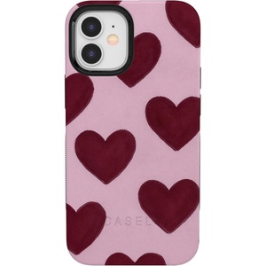 image:imageCasely iPhone 12 Mini Case  Whole Lotta Love  Plum Hearts  Bold Protective Design  MagSafe Compatible Design