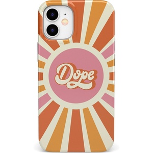 image:imageCasely iPhone 12 Mini Case  Youre Dope  Retro Colorblock  Classic Ultra Slim Design