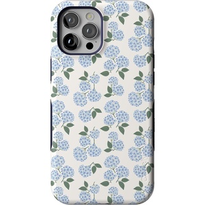 image:imageCasely iPhone 12 Pro Max Case  Nantucket Cottage  Blue Hydrangea  Bold Protective Design  Compatible with MagSafe
