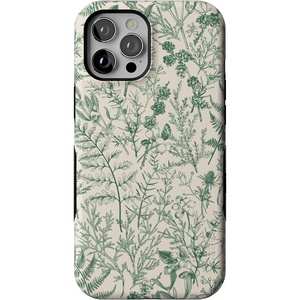 image:imageCasely iPhone 12 Pro Max Case  Sage Garden  Green Floral  Bold Protective Design  MagSafe Compatible Design