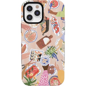 image:imageCasely iPhone 1212 Pro Case  Picnic Party  Painted Collage  Bold Protective Design  MagSafe Compatible Design