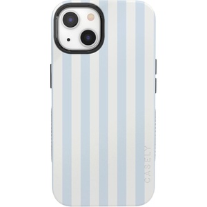 image:imageCasely iPhone 13 Case  Blue Stripes  Sunday Best  Bold Protective Design  Compatible with MagSafe