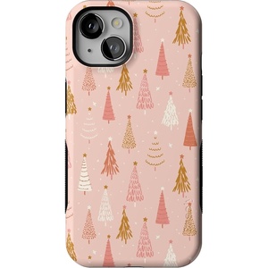 image:imageCasely iPhone 13 Case  Bubblegum Forest  Christmas Tree  Bold Protective Design  MagSafe Compatible Design