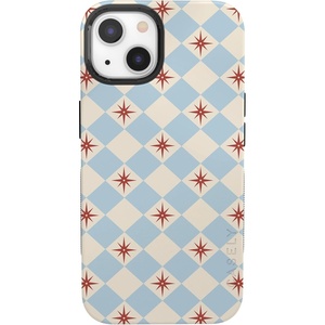 image:imageCasely iPhone 13 Case  Chelsea Checker  Starlight Tiles  Bold Protective Design  Compatible with MagSafe