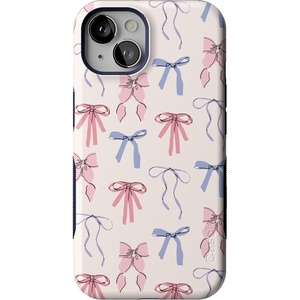 image:imageCasely iPhone 13 Case  Coquette Girlie  Pastel Bows  Bold Protective Design  Compatible with MagSafe