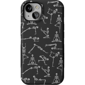 image:imageCasely iPhone 13 Case  Corpse Pose  Skeleton Yoga  Bold Protective Design  Compatible with MagSafe