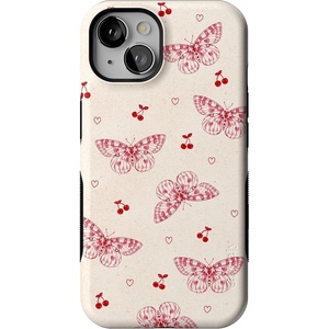 image:imageCasely iPhone 13 Case  Heart Flutters  Butterfly  Bold Protective Design  Compatible with MagSafe