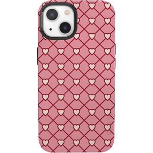 image:imageCasely iPhone 13 Case  Love Locks  Pink Hearts  Bold Protective Design  MagSafe Compatible Design