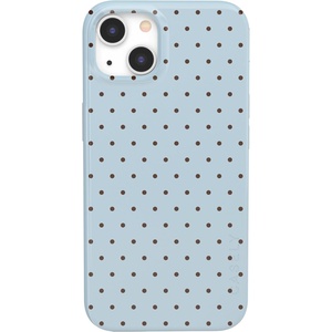 image:imageCasely iPhone 13 Case  On the Dot  Blue amp Brown Polka Dot  Compatible with MagSafe  Classic Ultra Slim Design