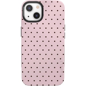 image:imageCasely iPhone 13 Case  On the Dot  Pink amp Brown Polka Dot  Bold Protective Design  Compatible with MagSafe