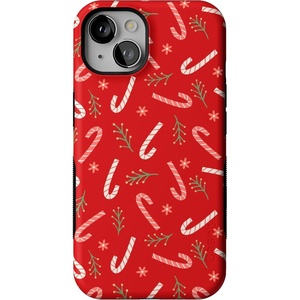 image:imageCasely iPhone 13 Case  Peppermint Kiss  Candy Cane  Bold Protective Design  MagSafe Compatible Design
