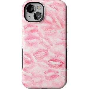 image:imageCasely iPhone 13 Case  Sealed with a Kiss  Pink Lipstick  Bold Protective Design  Compatible with MagSafe