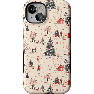 image:imageCasely iPhone 13 Case  Winter Nostalgia  Vintage Holiday  Bold Protective Design  MagSafe Compatible Design