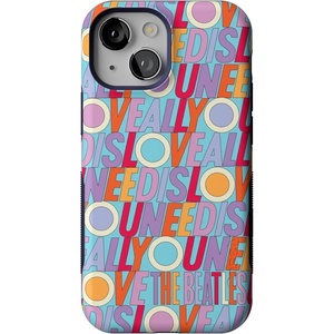 image:imageCasely iPhone 13 Mini Case  Clear Skies  Clear Shimmer  Compatible with MagSafe  Classic Ultra Slim DesignAll You Need Is Love  Beatles