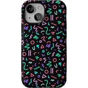 image:imageCasely iPhone 13 Mini Case  Clear Skies  Clear Shimmer  Compatible with MagSafe  Classic Ultra Slim DesignAlways Vibing  Retro