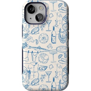 image:imageCasely iPhone 13 Mini Case  Clear Skies  Clear Shimmer  Compatible with MagSafe  Classic Ultra Slim DesignAmalfi Aperitivo  Dolce Vita