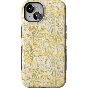 image:imageCasely iPhone 13 Mini Case  Clear Skies  Clear Shimmer  Compatible with MagSafe  Classic Ultra Slim DesignBoho Blooms  Golden Floral