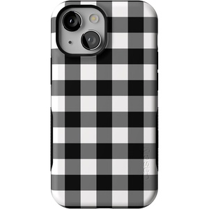 image:imageCasely iPhone 13 Mini Case  Clear Skies  Clear Shimmer  Compatible with MagSafe  Classic Ultra Slim DesignCheck Me Out  Checkerboard