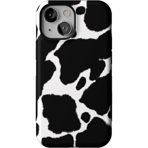 image:imageCasely iPhone 13 Mini Case  Clear Skies  Clear Shimmer  Compatible with MagSafe  Classic Ultra Slim DesignCurrent MOOd  Cow Print