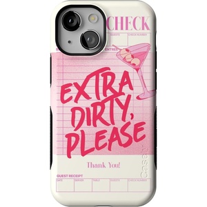 image:imageCasely iPhone 13 Mini Case  Clear Skies  Clear Shimmer  Compatible with MagSafe  Classic Ultra Slim DesignExtra Dirty Please  Fun on Weekdays