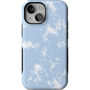 image:imageCasely iPhone 13 Mini Case  Clear Skies  Clear Shimmer  Compatible with MagSafe  Classic Ultra Slim DesignLight Blue Skies  Marble Clouds