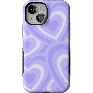 image:imageCasely iPhone 13 Mini Case  Clear Skies  Clear Shimmer  Compatible with MagSafe  Classic Ultra Slim DesignLove Song  Lavender Heart