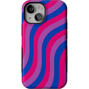 image:imageCasely iPhone 13 Mini Case  Clear Skies  Clear Shimmer  Compatible with MagSafe  Classic Ultra Slim DesignLove Wins  Pride