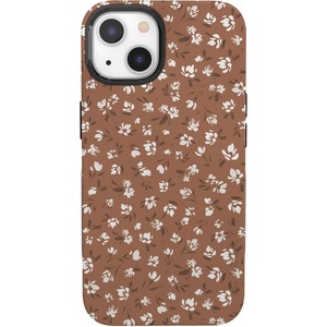 image:imageCasely iPhone 13 Mini Case  Clear Skies  Clear Shimmer  Compatible with MagSafe  Classic Ultra Slim DesignMocha Meadow  Tiny Flowers